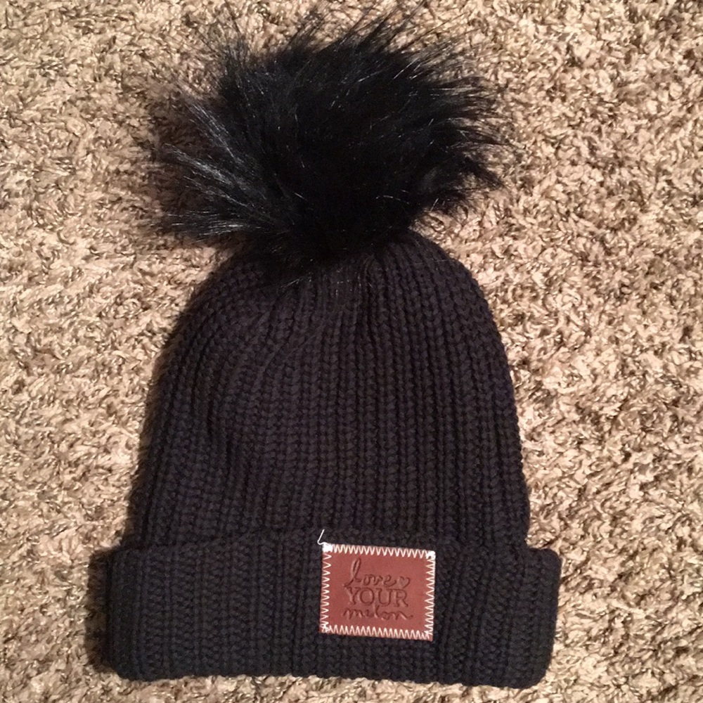 Love Your Melon Cuffed Pom Beanie